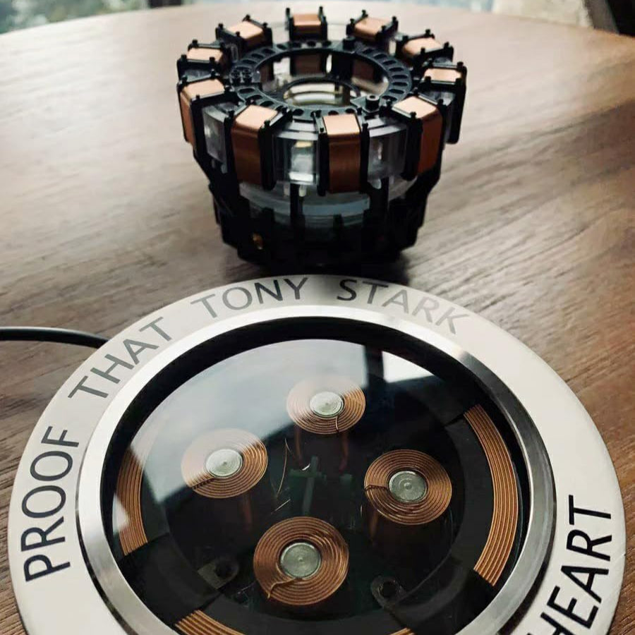(PRIORITY)Arc Reactor MK1 Levitating 1:1 Scale DIY Floating and Spinning in Air LED for Unique Gifts,Room Decor,Office Desk Tech Toys (MK1)