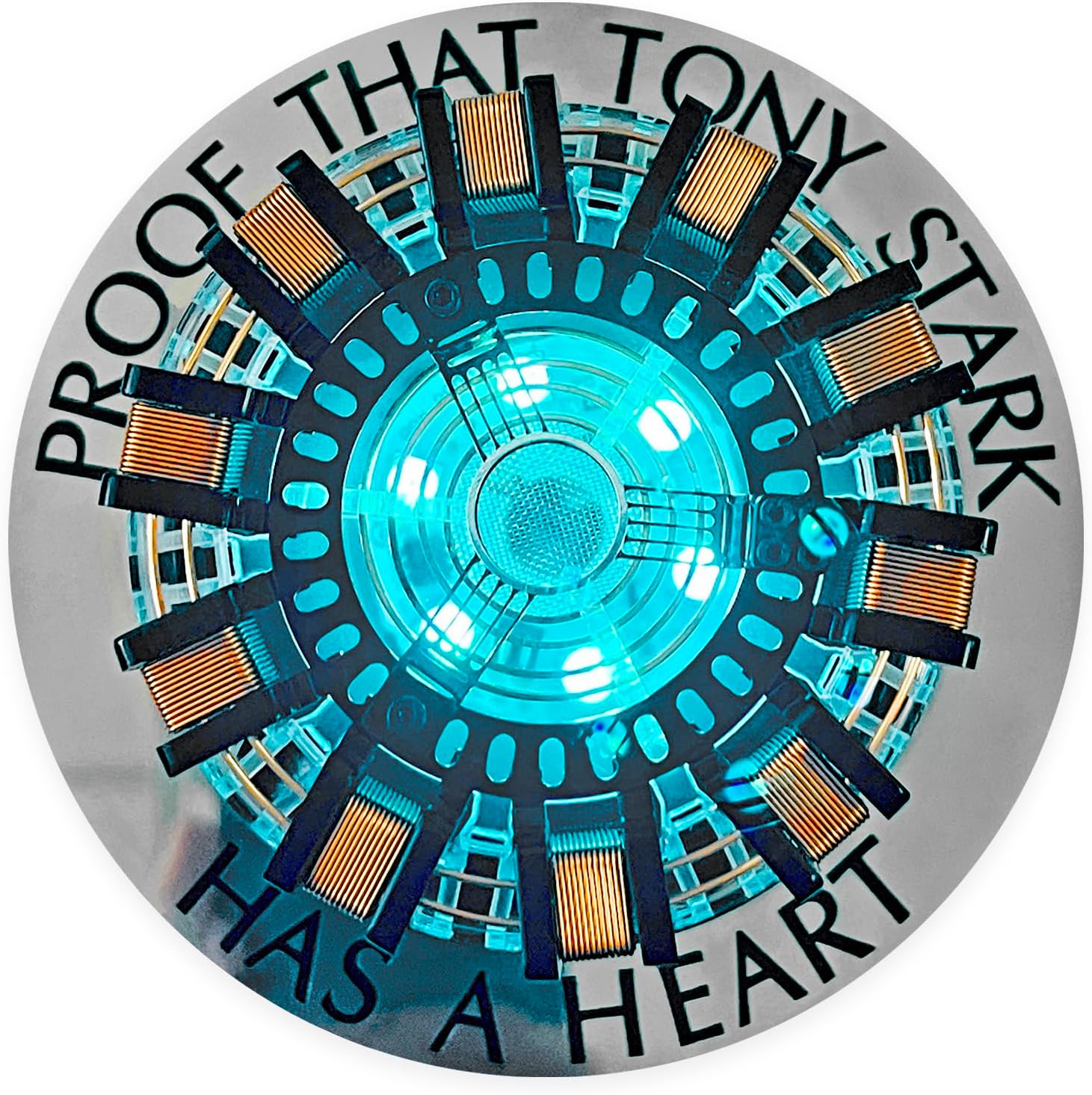 (PRIORITY)Arc Reactor MK1 Levitating 1:1 Scale DIY Floating and Spinning in Air LED for Unique Gifts,Room Decor,Office Desk Tech Toys (MK1)