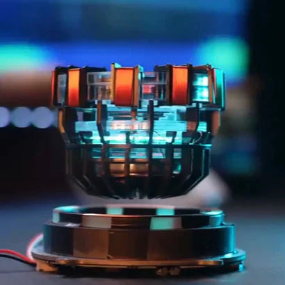 (PRIORITY)Arc Reactor MK1 Levitating 1:1 Scale DIY Floating and Spinning in Air LED for Unique Gifts,Room Decor,Office Desk Tech Toys (MK1)
