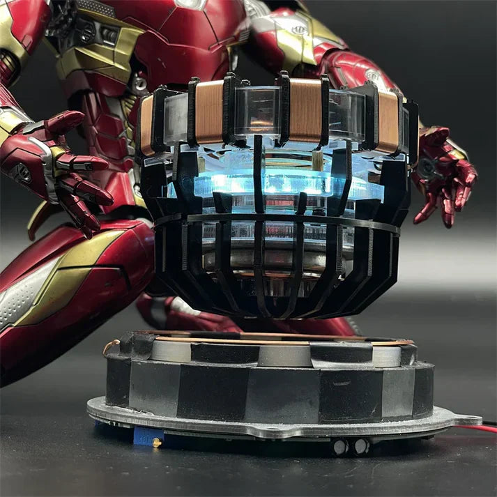 (PRIORITY)Arc Reactor MK1 Levitating 1:1 Scale DIY Floating and Spinning in Air LED for Unique Gifts,Room Decor,Office Desk Tech Toys (MK1)